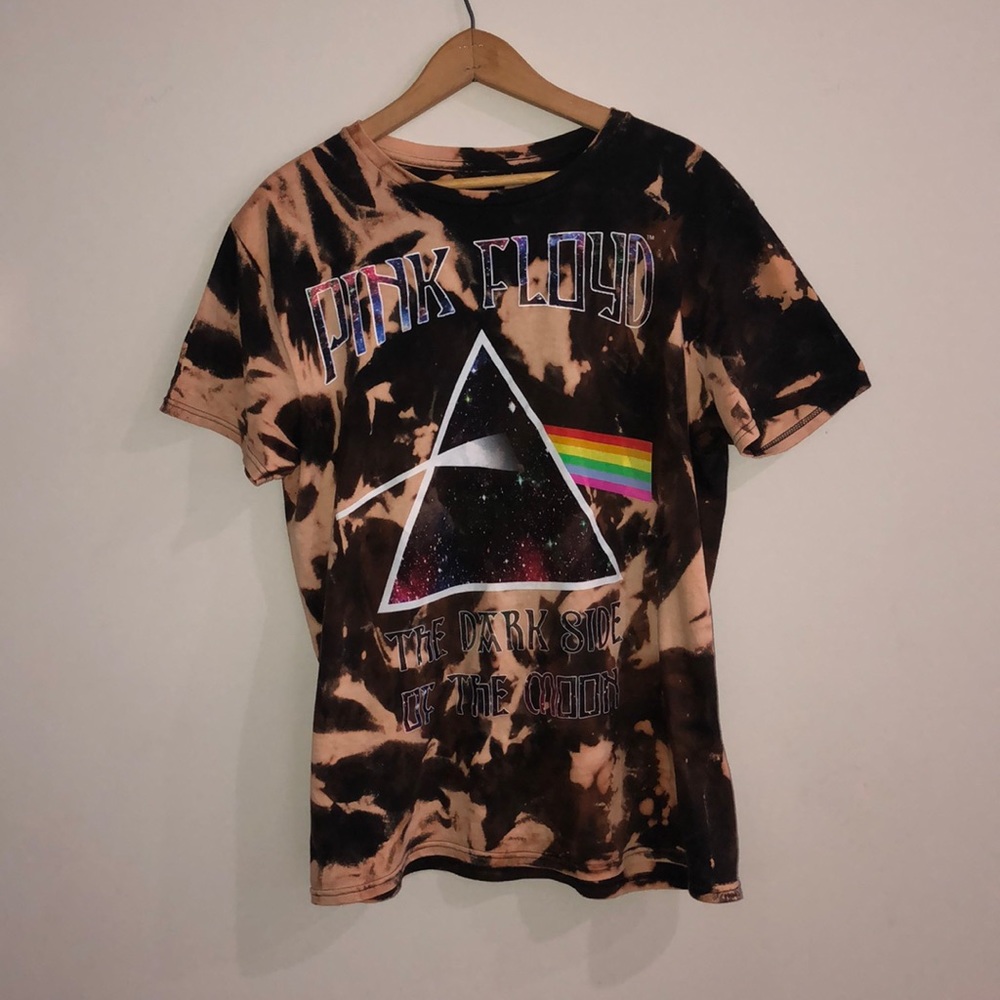 Custom Bleached Pink Floyd T-Shirt